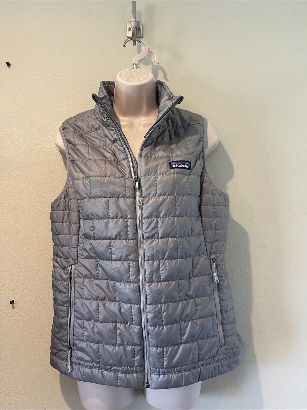 Patagonia Women's Light Silver Quilted Vest